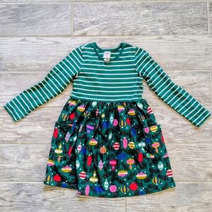 Hanna Andersson 6-7 VGUC Christmas 🎁 Ornaments Dress